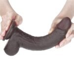 cift-katmanli-gercek-doku-17-cm-zenci-dildo-penis