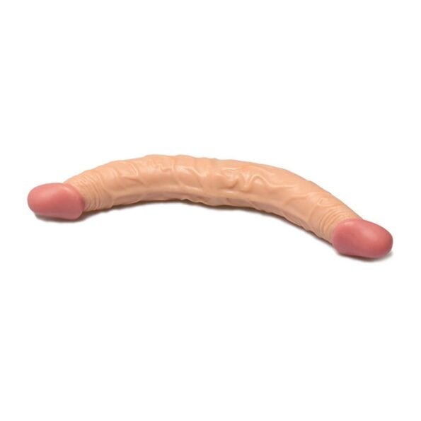 Çift Uçlu 36 cm Ten Rengi Lezbiyen Dildo Penis