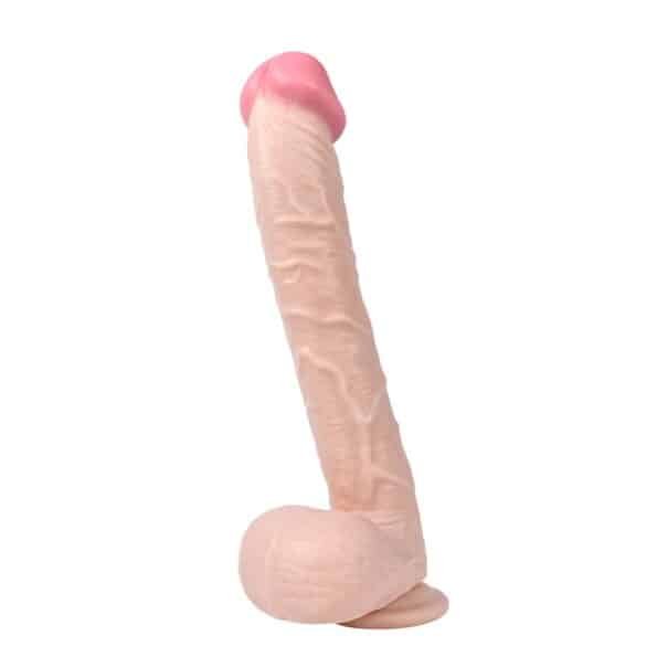 Et Doku Kalın Damarlı 33 cm Penis Dildo