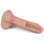 gercege-en-yakin-doku-cift-katmanli-18-cm-dildo-penis