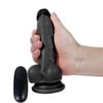 gercek-doku-kumandali-17-cm-zenci-vibrator-penis