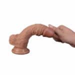 realistik-17-cm-vantuzlu-melez-dildo-penis