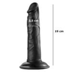 realistik-19-cm-vantuzlu-testissiz-zenci-dildo-penis