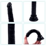 realistik-vantuzlu-13-cm-zenci-anal-dildo-penis