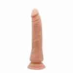 Testissiz Vantuzlu 20 cm Kıkırdaklı Dildo Penis