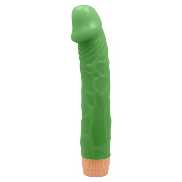 Titreşim Ayarlı 22 cm Yeşil Klasik Vibratör Penis