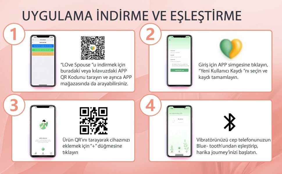 APP Telefon Uyumlu Isıtmalı Penis Vibratör 