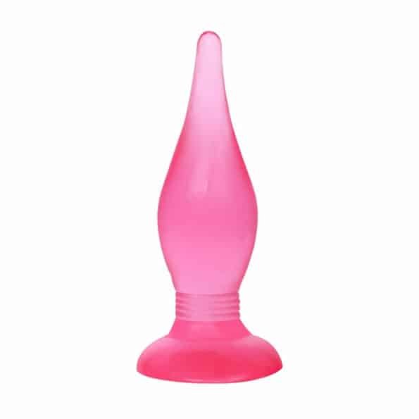 14 cm Yumuşak Silikon Vantuzlu Anal Plug