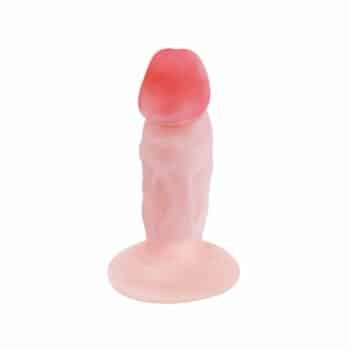 Damarlı 11 cm Vantuzlu Yumuşak Anal Penis