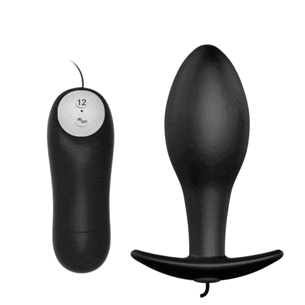 Dolgun Uçlu Yumuşak Titreşimli Anal Plug