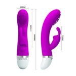 doner-g-spot-basli-klitoris-uyarici-rabbit-vibrator