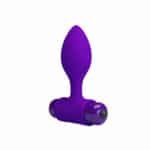 mini-vibratorlu-titresimli-mor-anal-plug