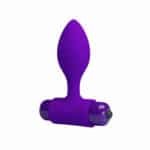 mini-vibratorlu-titresimli-mor-anal-plug