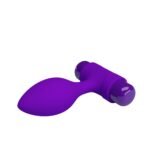 mini-vibratorlu-titresimli-mor-anal-plug