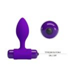 mini-vibratorlu-titresimli-mor-anal-plug