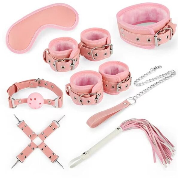 Yeni Başlayanlar için Pembe BDSM Fetiş Set