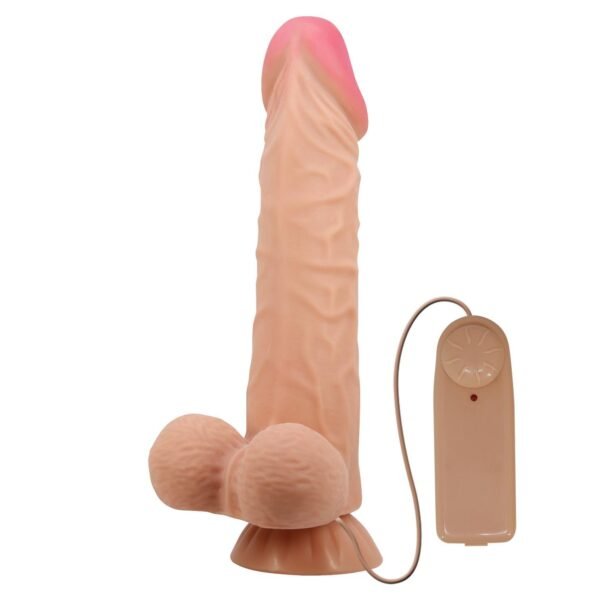 Kıkırdaklı 24 cm Titreşimli Vibratör Penis