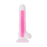 Karanlıkta Parlayan 22 cm Vantuzlu Dildo Penis