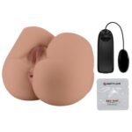 Titreşimli Çift Girişli Lifelike Doku Kadın Kalçası