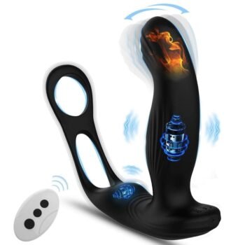 3 IN 1 Uzaktan Kumandalı Çok Yönlü Isıtmalı Anal Vibratör